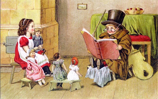 ภาพเด็กๆฟังนิทานจากผู้ใหญ่