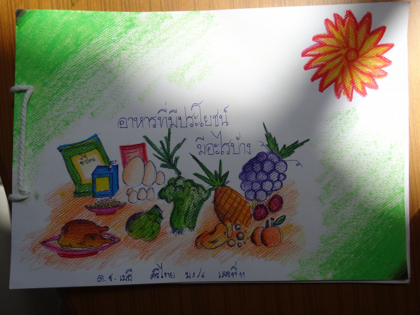 นิทานทำมือเรื่อง อาหารดีที่มีประโยชน์มีอะไรบ้าง