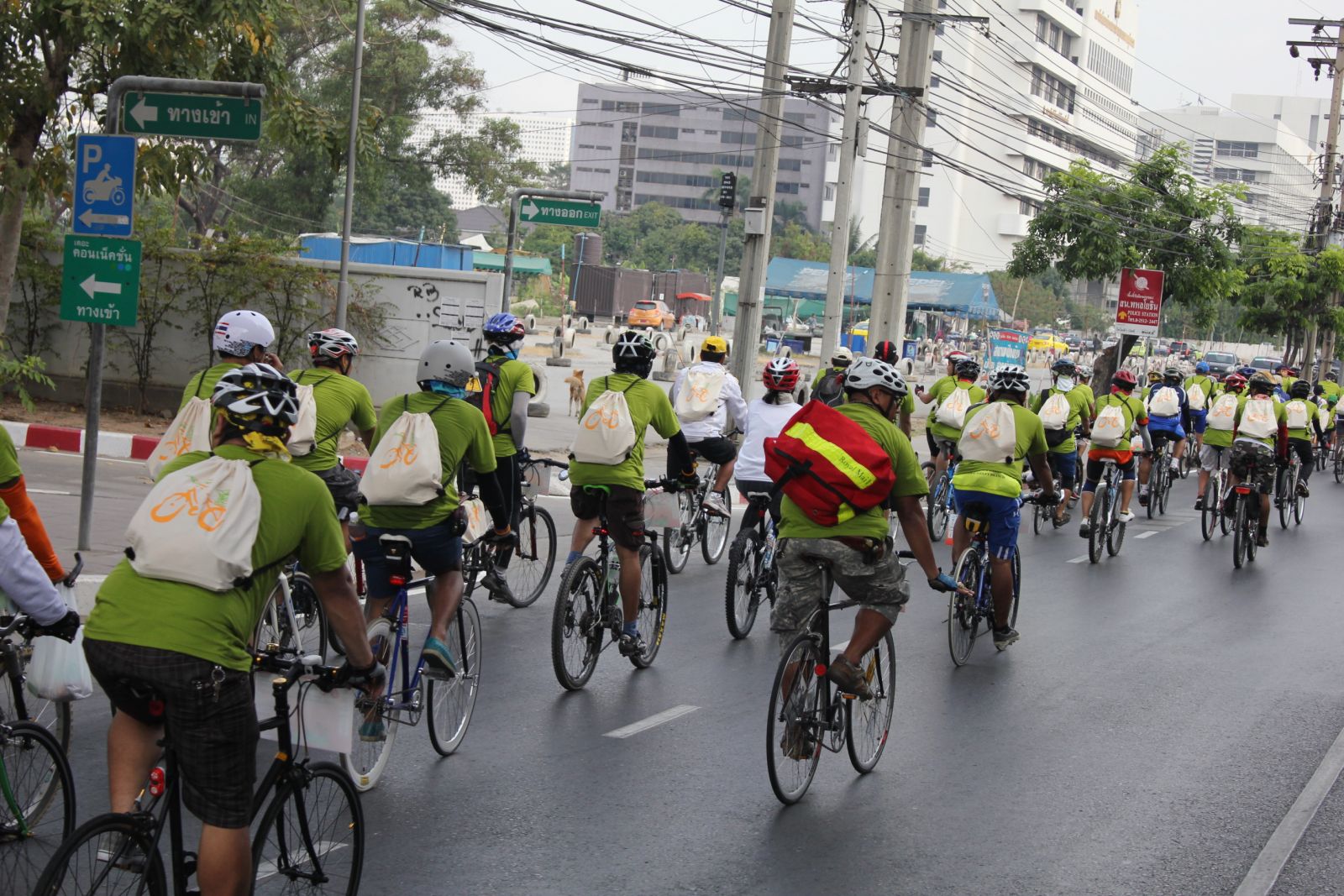 ภาพขบวนจักรยาน