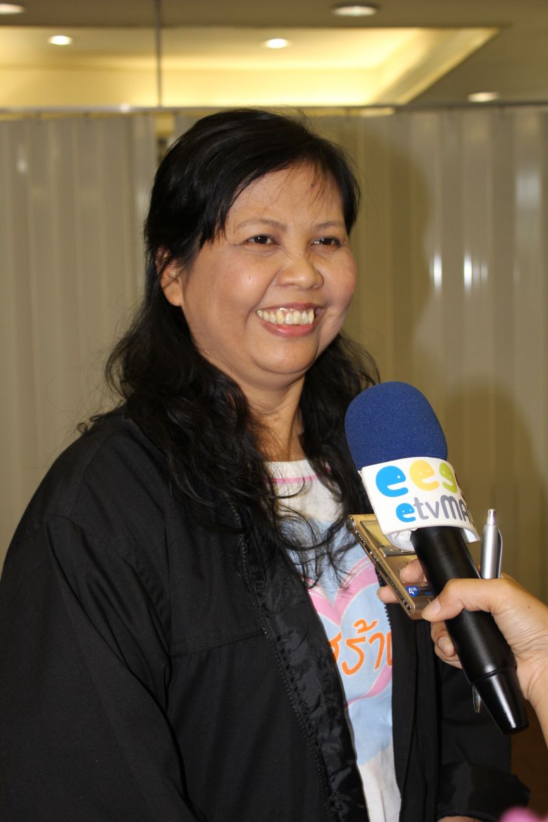 คุณสุดใจ พรหมเกิด ผู้จัดการแผนงานสร้างเสริมวัฒนธรรมการอ่าน