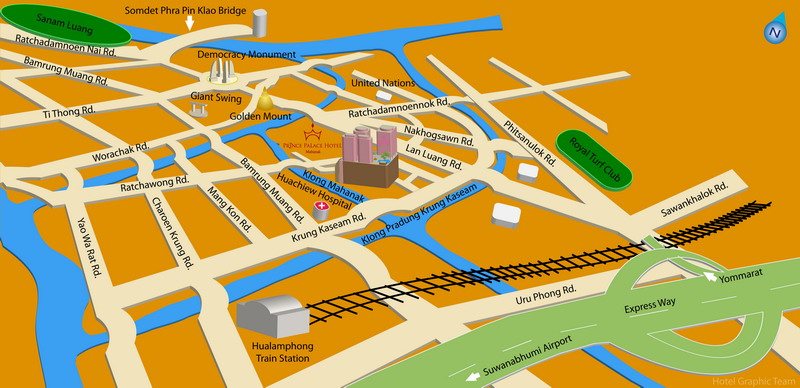 แผนที่โรงแรม