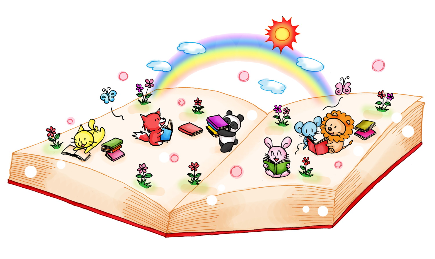 รูปภาพประกอบการส่งเสริมการอ่าน