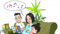 ภาวนาและการอ่าน สานความสุขจากแม่สู่ลูก