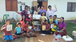 แผนงานสร้างเสริมวัฒนธรรมการอ่านเปิดพื้นที่อ่านสร้างสุขมอบตู้หนังสือให้ทูตเยาวชนรักการอ่าน จ.สุรินทร