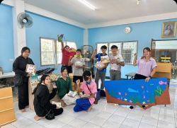 มูลนิธิภคินีศรีชุมพาบาล เสริมพลัง : เยาวชน “ฮีโร่การอ่าน” ฟื้นฟูพื้นที่การอ่านที่ประสบอุทกภัย