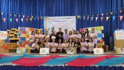 อำเภอปงคึกคัก มหกรรมการอ่านสร้างเสริมสุขวะ ประกวดนวัตกรรมสร้างสรรค์สื่อสร้างเสริมสมรรถนะเด็กจากหนังสือ โดยฝีมือครู ศพด.