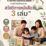 งานวิจัย “การติดตามประมวลผลการดำเนินโครงการสวัสดิการหนังสือ 3 เล่ม”